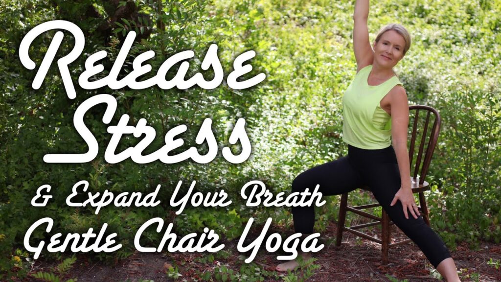 Chair yoga for stress relief